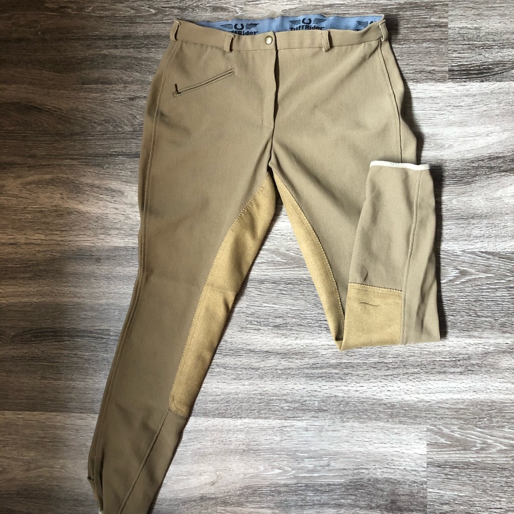 Tan TUFF Rider equestrian pants